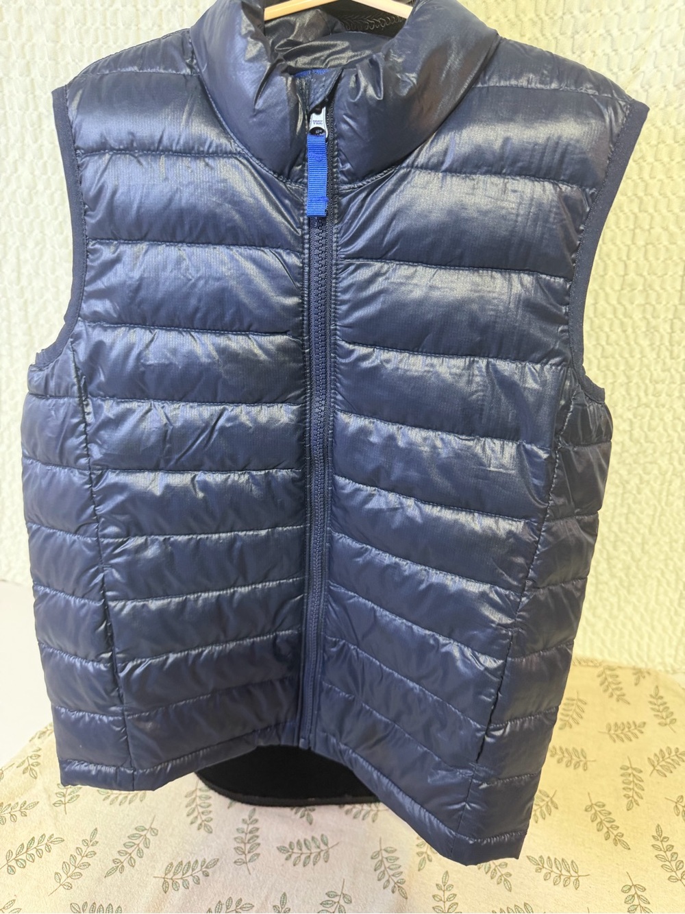 Primary Navy Quilted Lightweight Puffer Vest